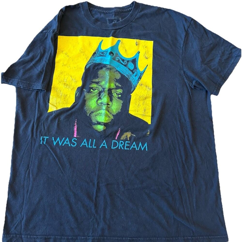 The Notorious B.I.G. biggie T-Shirt Mens XL Black “It Was All A Dream” Brooklyn